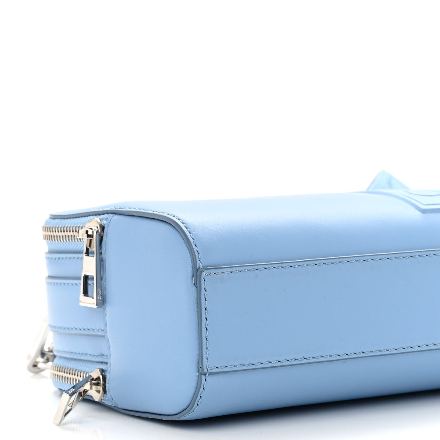 Satin Calfskin Mini Camera Bag Olympic Blue