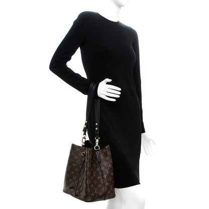 Louis Vuitton Monogram Neonoe MM Black 2 of 6