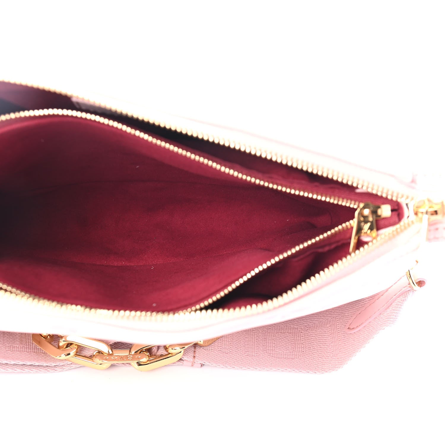 Louis Vuitton Lambskin Embossed Monogram Coussin PM Rose 5 of 8