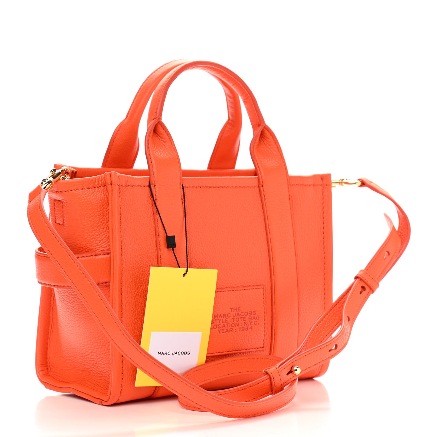 Grained Calfskin Small The Tote Bag Dragon Fire