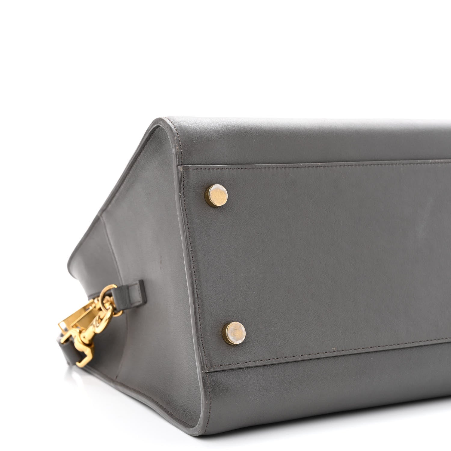 Saint Laurent Smooth Calfskin Medium Monogram Cabas Fog 9 of 19