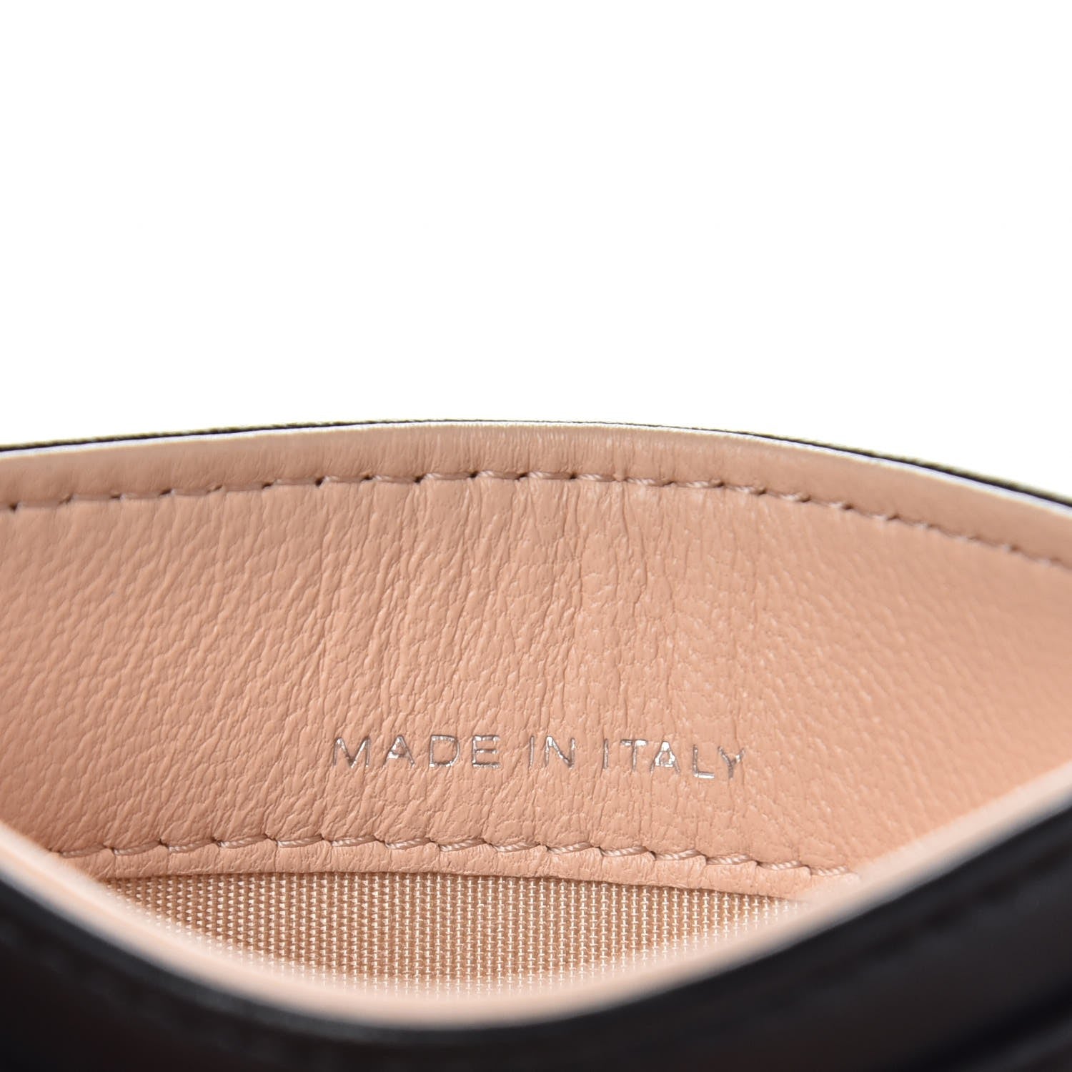 Chanel Lambskin Camellia Embossed Card Holder Black 7 of 9