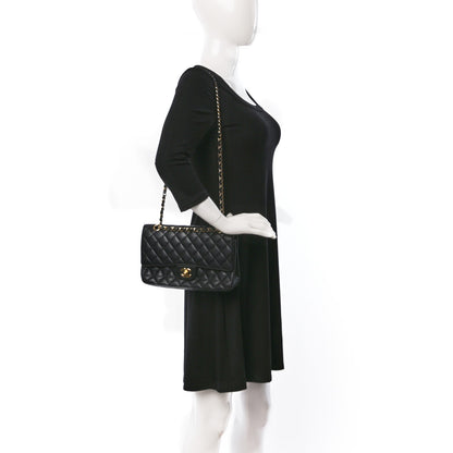 Chanel Caviar Quilted Medium Double Flap Black 2 of 13