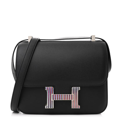 Hermes Grained Monsieur Optique Enamel Constance 24 Black 1 of 15
