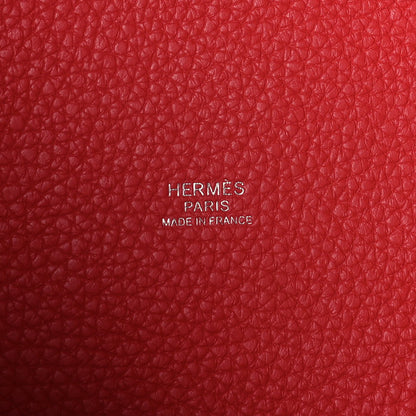 Hermes Taurillon Clemence Picotin Lock 22 MM Rose Jaipur 5 of 7