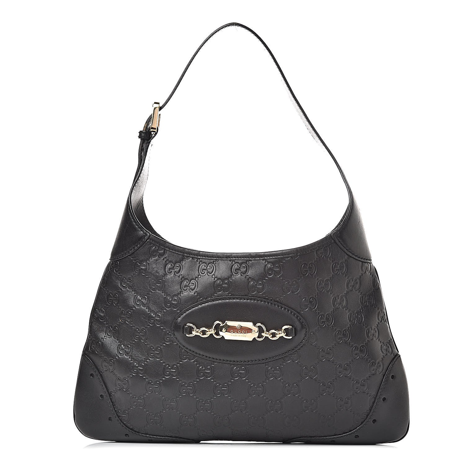 Gucci Guccissima Punch Hobo Black 1 of 12