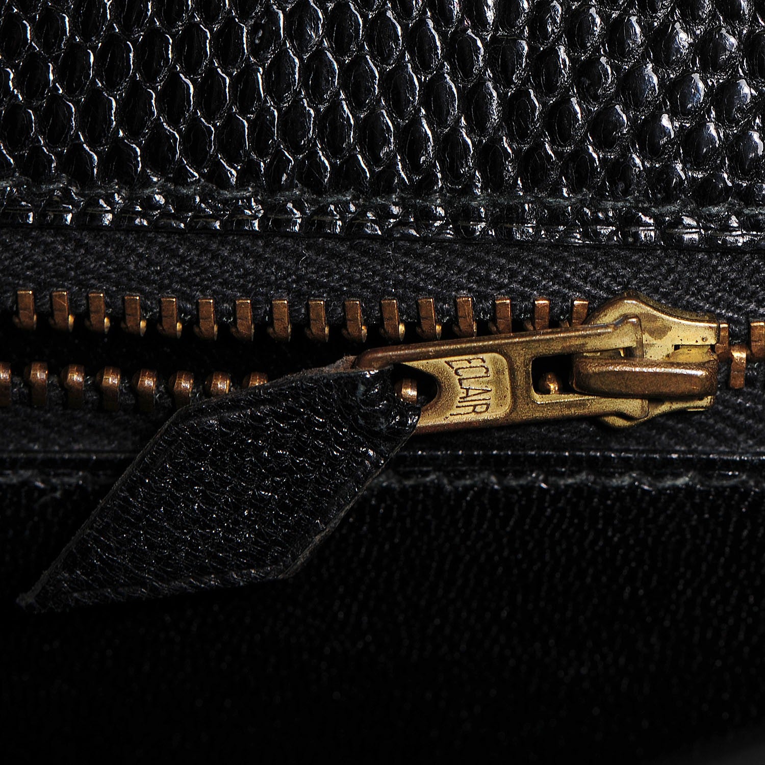 Hermes Lizard Kelly Sellier 28 Black 23 of 26