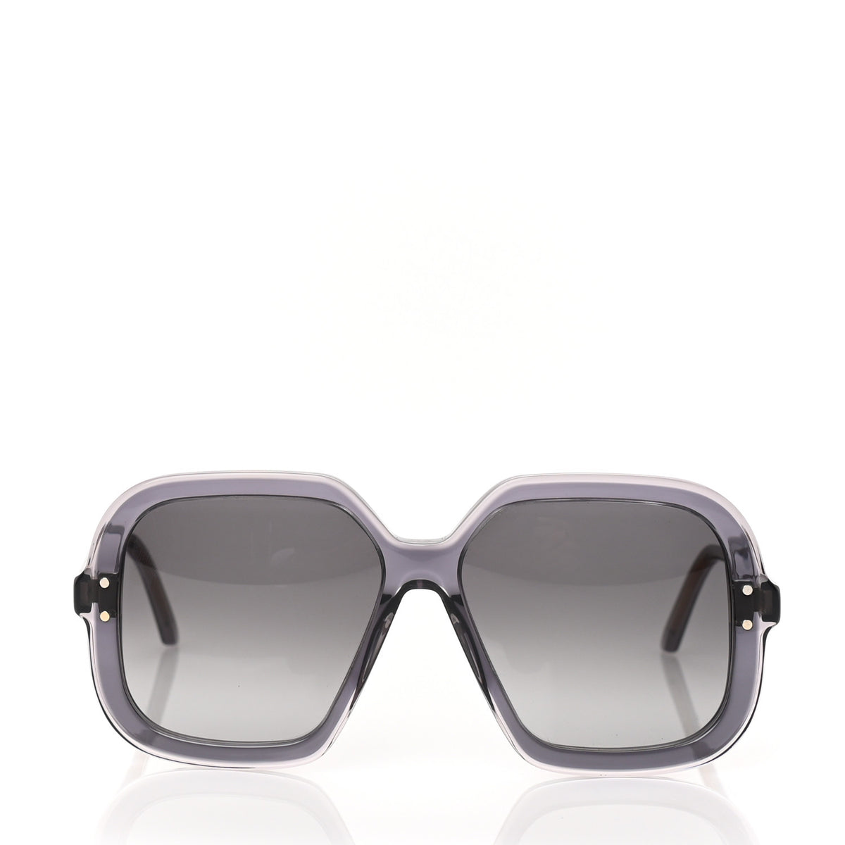 Acetate Cannage DiorHighlight S1I Square Sunglasses Grey