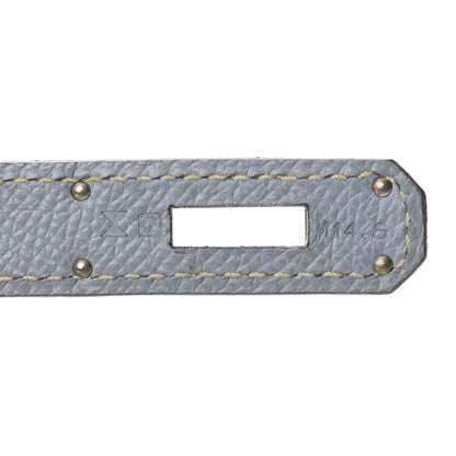 Hermes Epsom Kelly Sellier 32 Bleu Lin 7 of 20