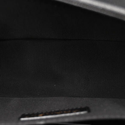 Chanel Caviar Chevron Quilted Medium Boy Flap Black 5 of 11