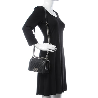 Chanel Caviar Quilted Small Boy Flap Black 2 of 7