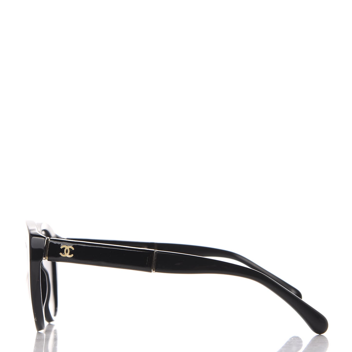 Polarized Round CC Sunglasses Black
