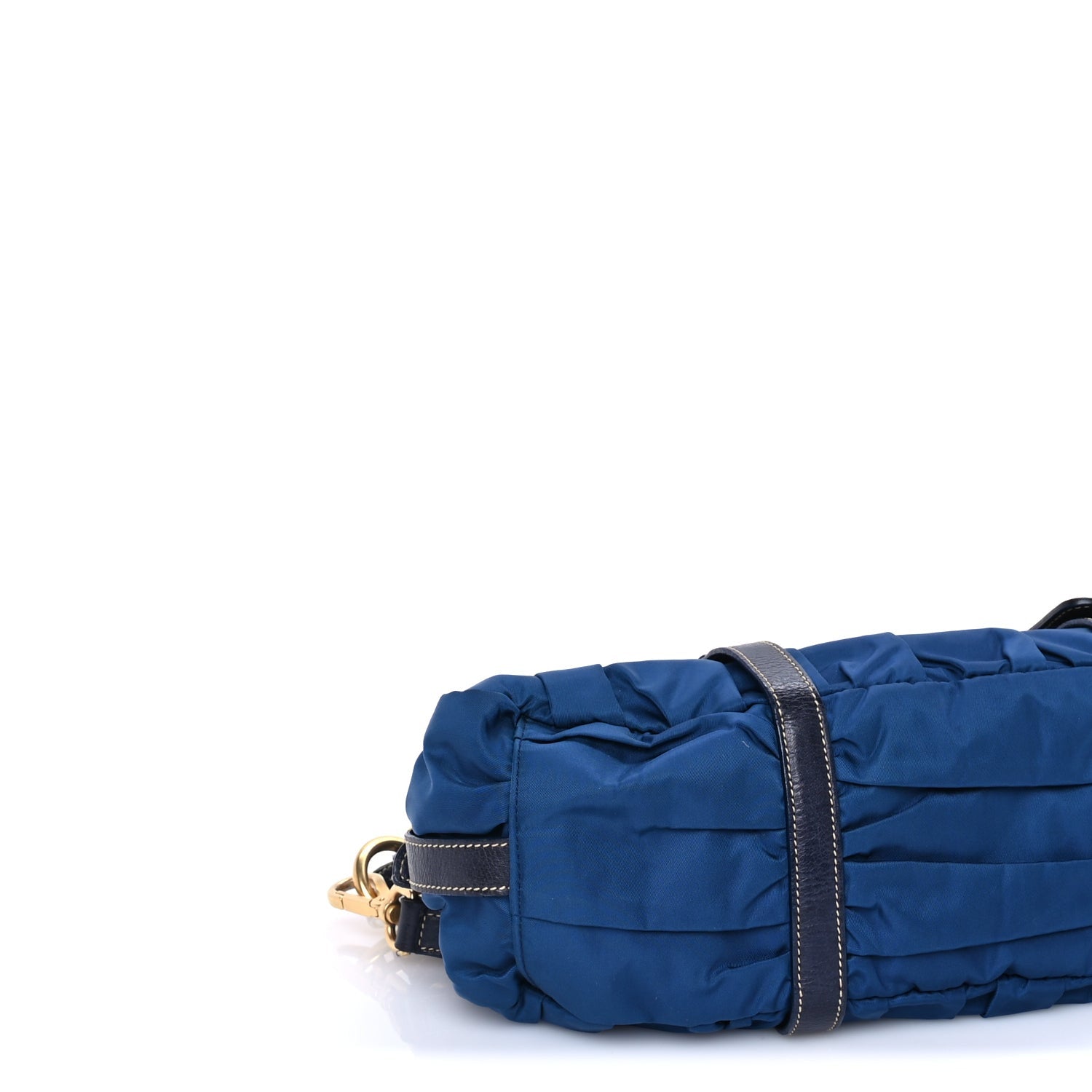 Prada Tessuto Nylon Gaufre Shopping Satchel Bluette 7 of 7