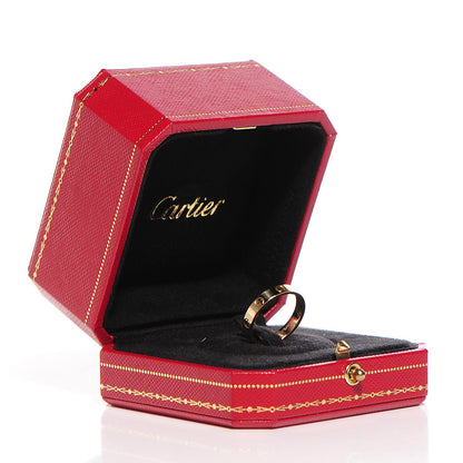 Cartier 18K Yellow Gold 4mm LOVE Wedding Band Ring 54 6.75 4 of 4