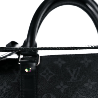 Louis Vuitton X FUJIWARA Monogram Eclipse Flash Fragment Keepall Bandouliere 55 29 of 32