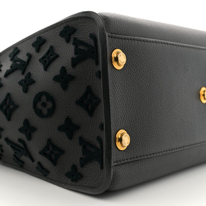 Louis Vuitton Calfskin Monogram Tufting On My Side Black 9 of 11