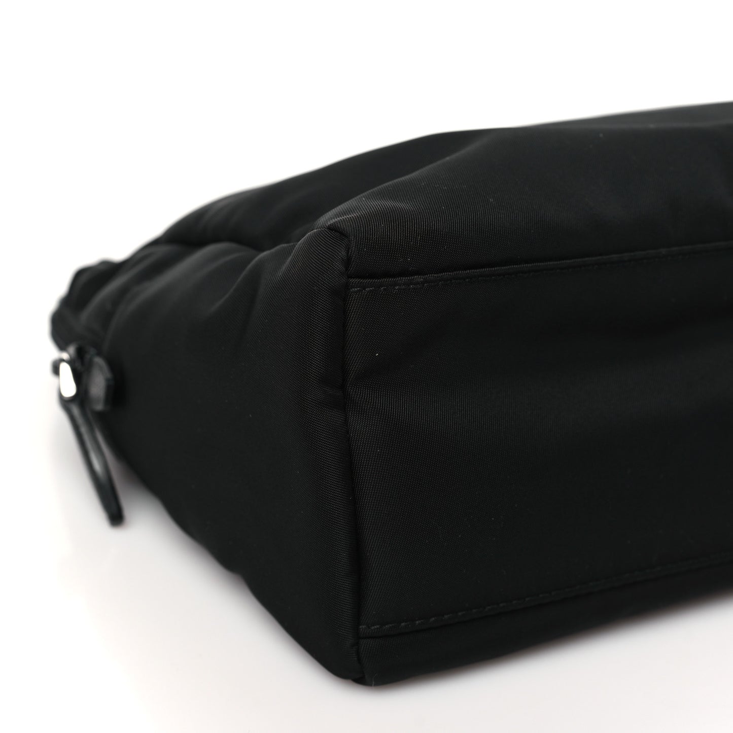 Re-Nylon Saffiano Travel Pouch Black Astrale