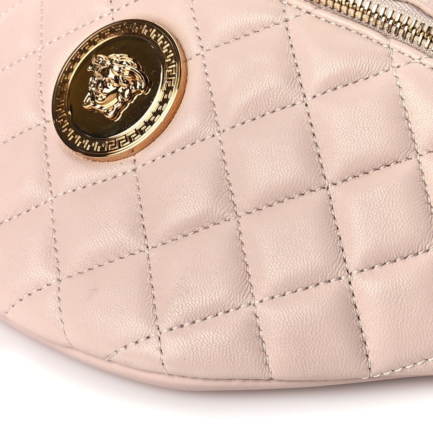 Versace Nappa Quilted Medusa Belt Bag Light Pink 8 of 8