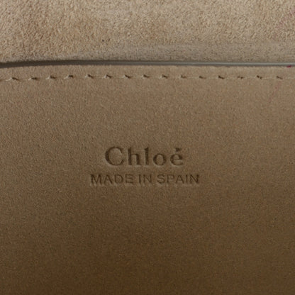 Chloe Suede Calfskin Small Faye Shoulder Bag Black 7 of 8