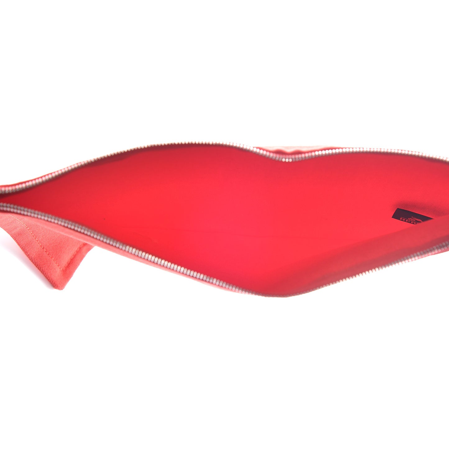 Toile Flat Yachting Pouch Rouge