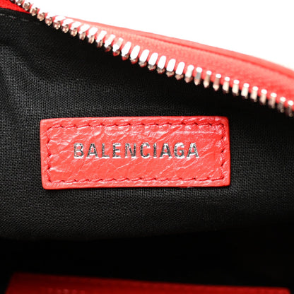 Balenciaga Agneau Arena Le Cagole Shoulder Bag XS Tomato Red 7 of 7