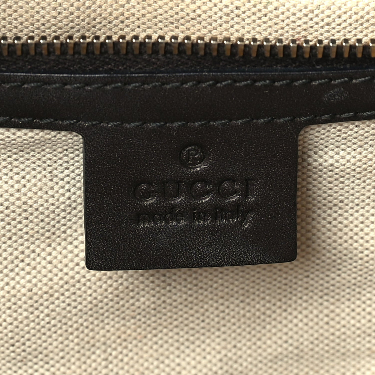 Monogram Margaux Calfskin Large Emily Chain Shoulder Bag Beige Ebony Cocoa