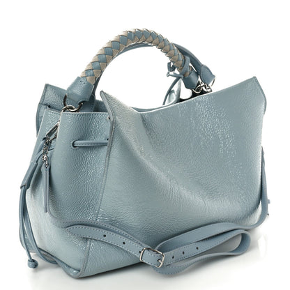 Mulberry MULBERRY Spongy Patent Iris Tote Cloud 3 of 7