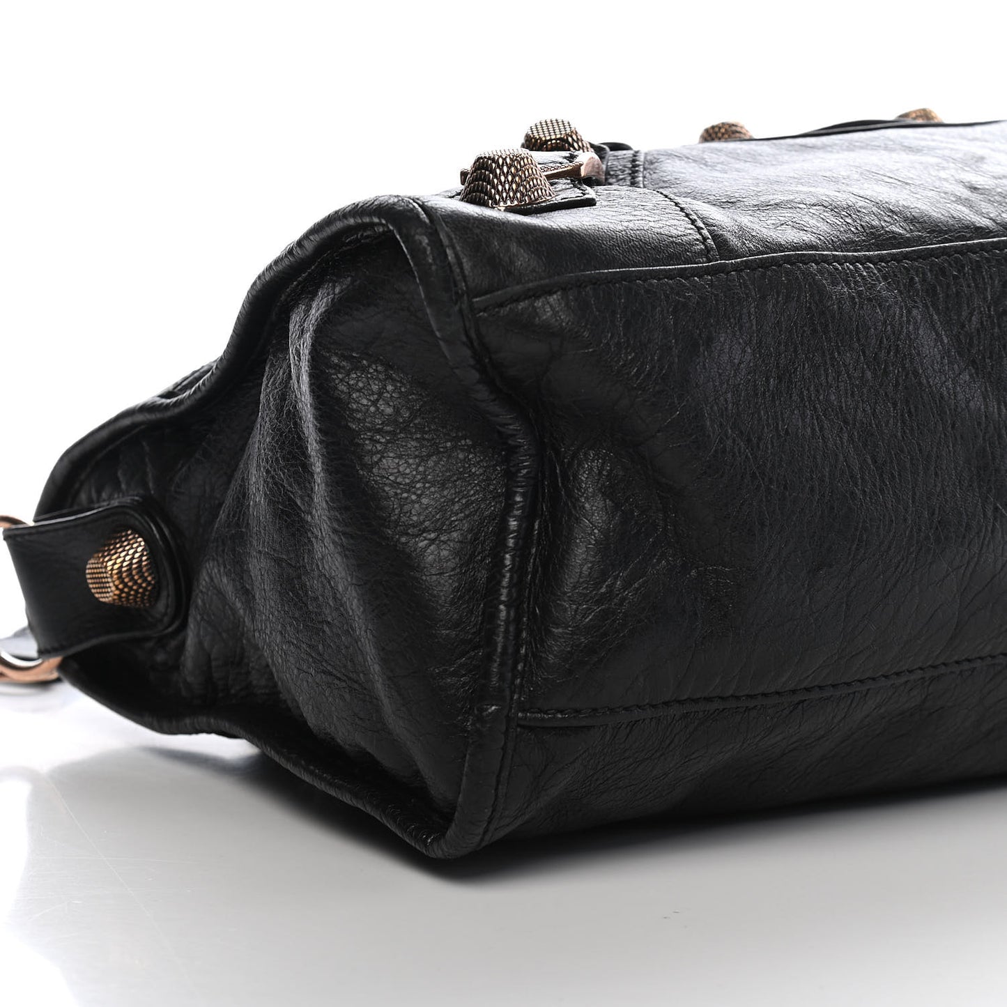 Agneau Giant 21 Rose Gold Hardware City Black