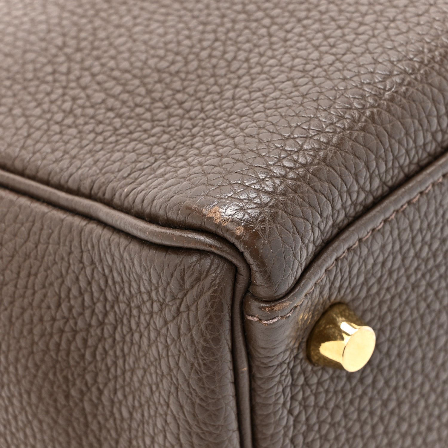 Hermes Togo Kelly Retourne 32 Chocolate 14 of 17