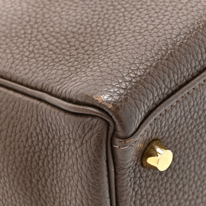 Hermes Togo Kelly Retourne 32 Chocolate 14 of 17