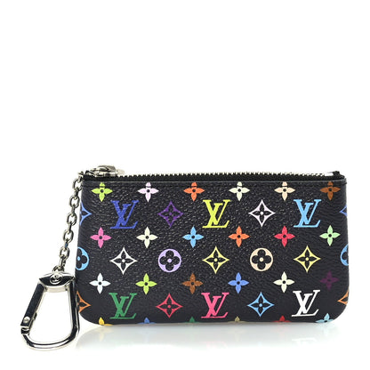 Louis Vuitton LV X TM Monogram Multicolor Key Pouch  Black 1 of 7
