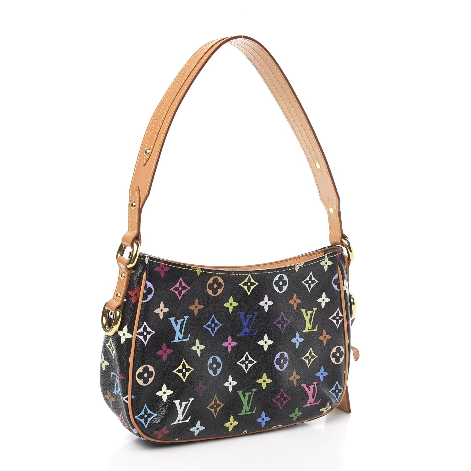 Louis Vuitton Monogram Multicolor Lodge PM Black 3 of 12