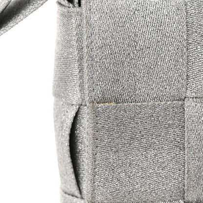 Bottega Veneta Webbing Maxi Intrecciato Cassette Bag Silver 15 of 15