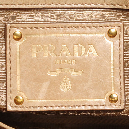 Prada Glace Calf Tote Quarzo 8 of 11