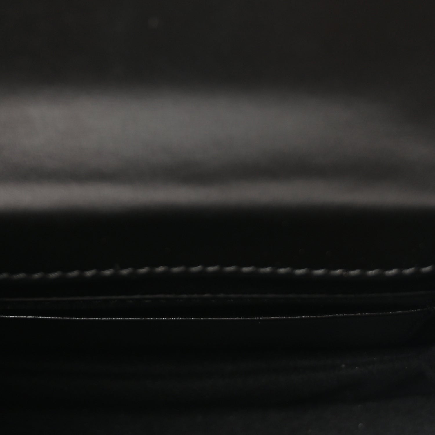 Gucci Moire Fabric Calfskin Rhinestone Monogram Monochrome Mini Bamboo 1947 Top Handle Chain Bag Black 4 of 7
