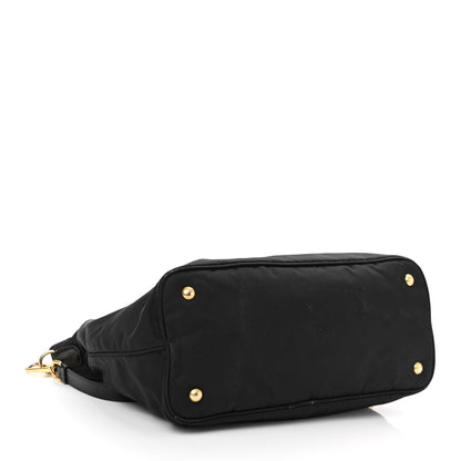 Prada Tessuto Nylon Gaufre Tote Black 3 of 11