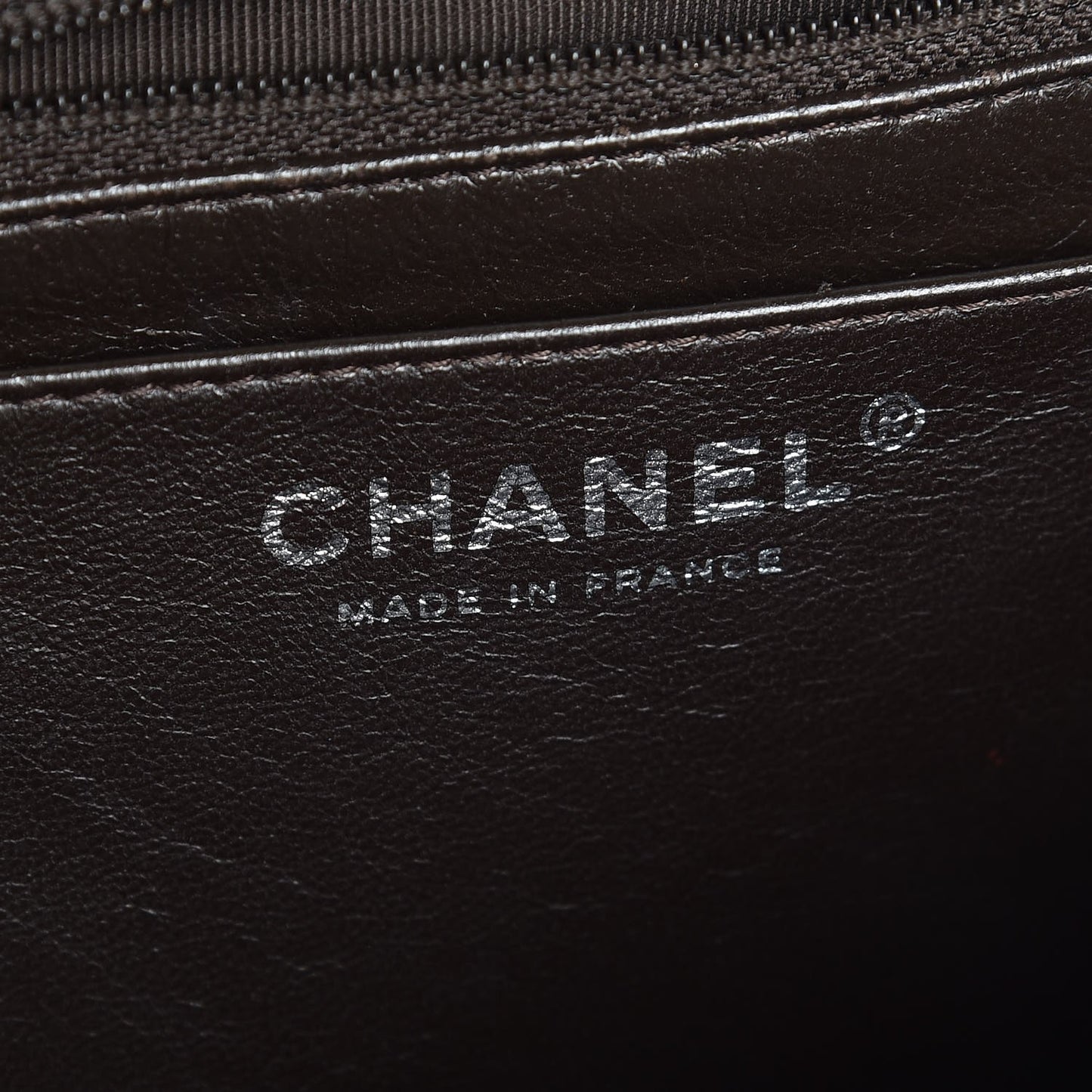 Caviar Quilted Jumbo Single Flap Dark Brown