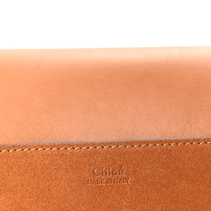 Chloe Suede Smooth Calfskin Mini Drew Shoulder Bag  Caramel 5 of 8