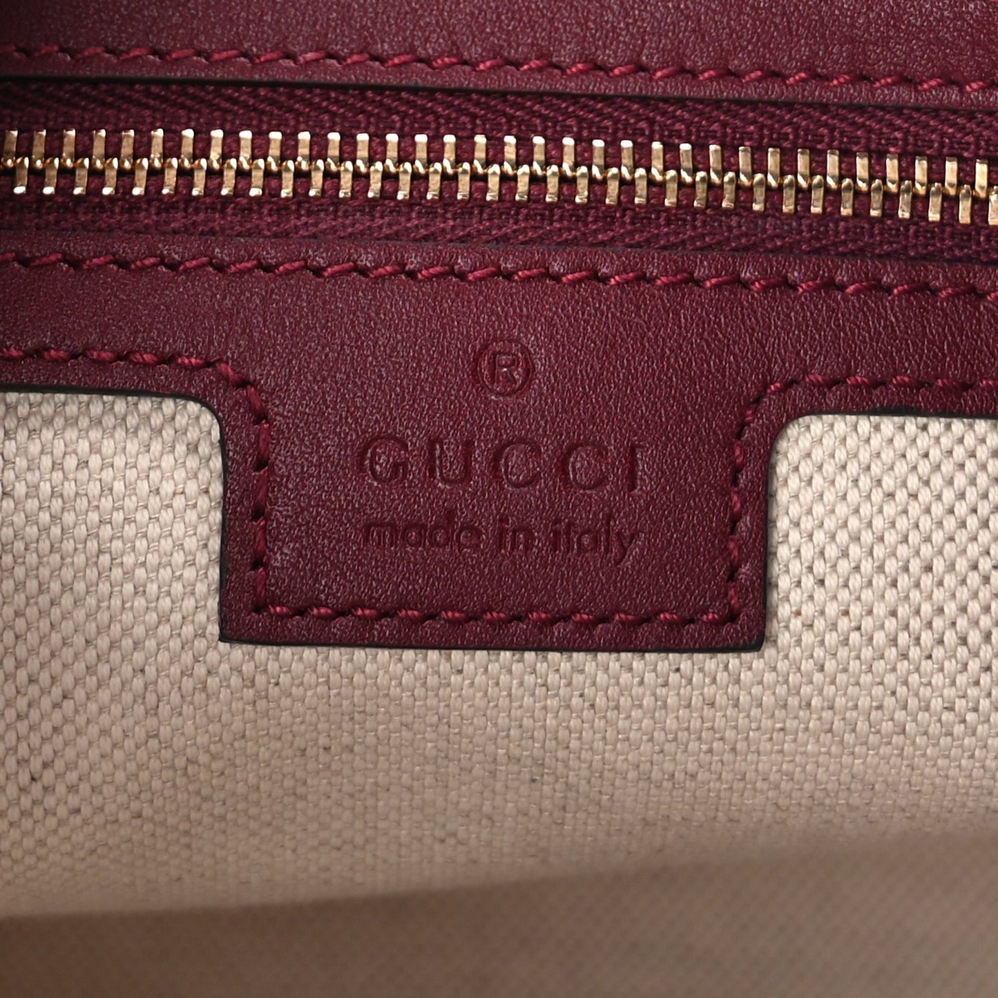 GG Monogram Textured Dollar Calfskin Web Small Ophidia Top Handle Bowler Bag  Rosso Ancora