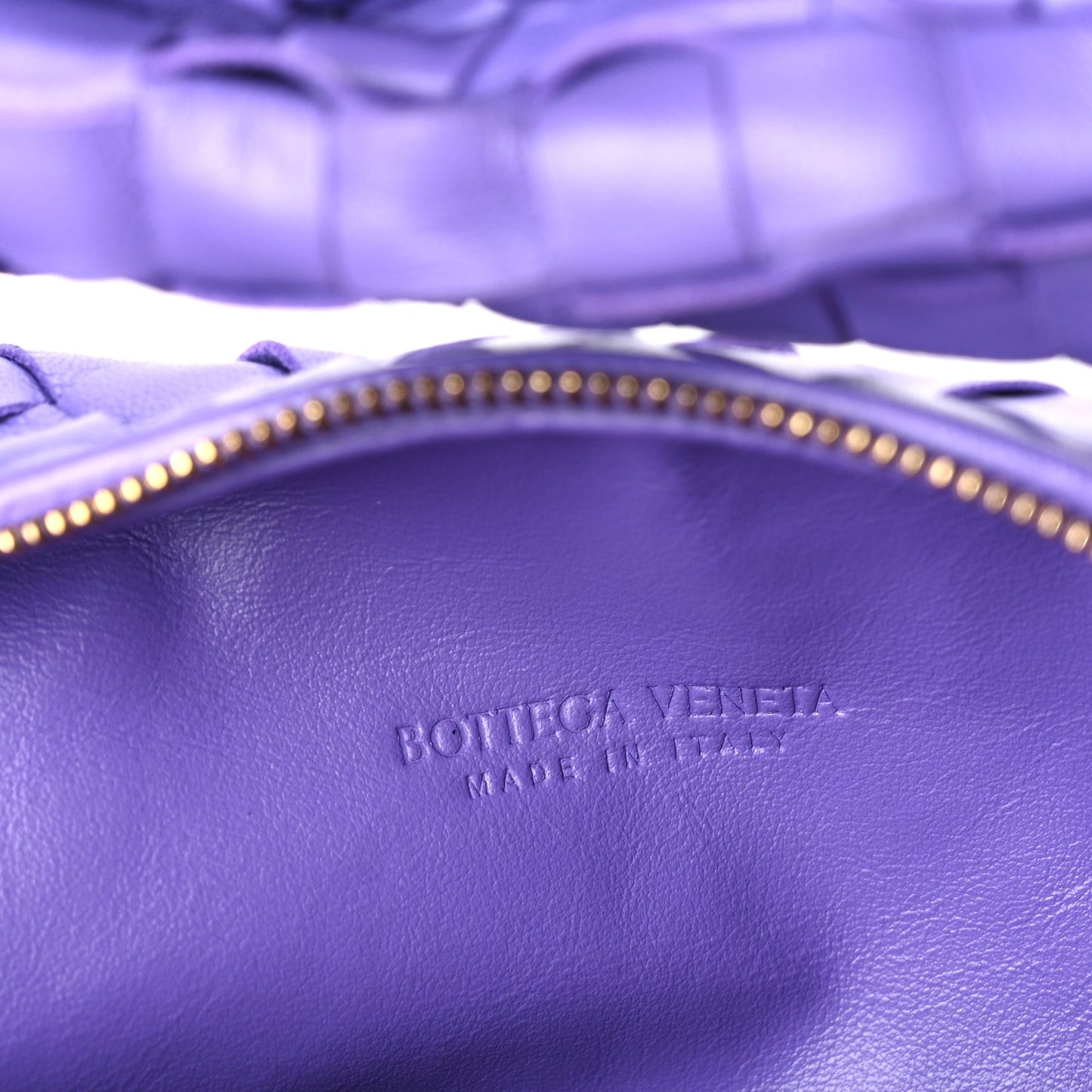 Nappa Intrecciato Teen Jodie Hobo Purple