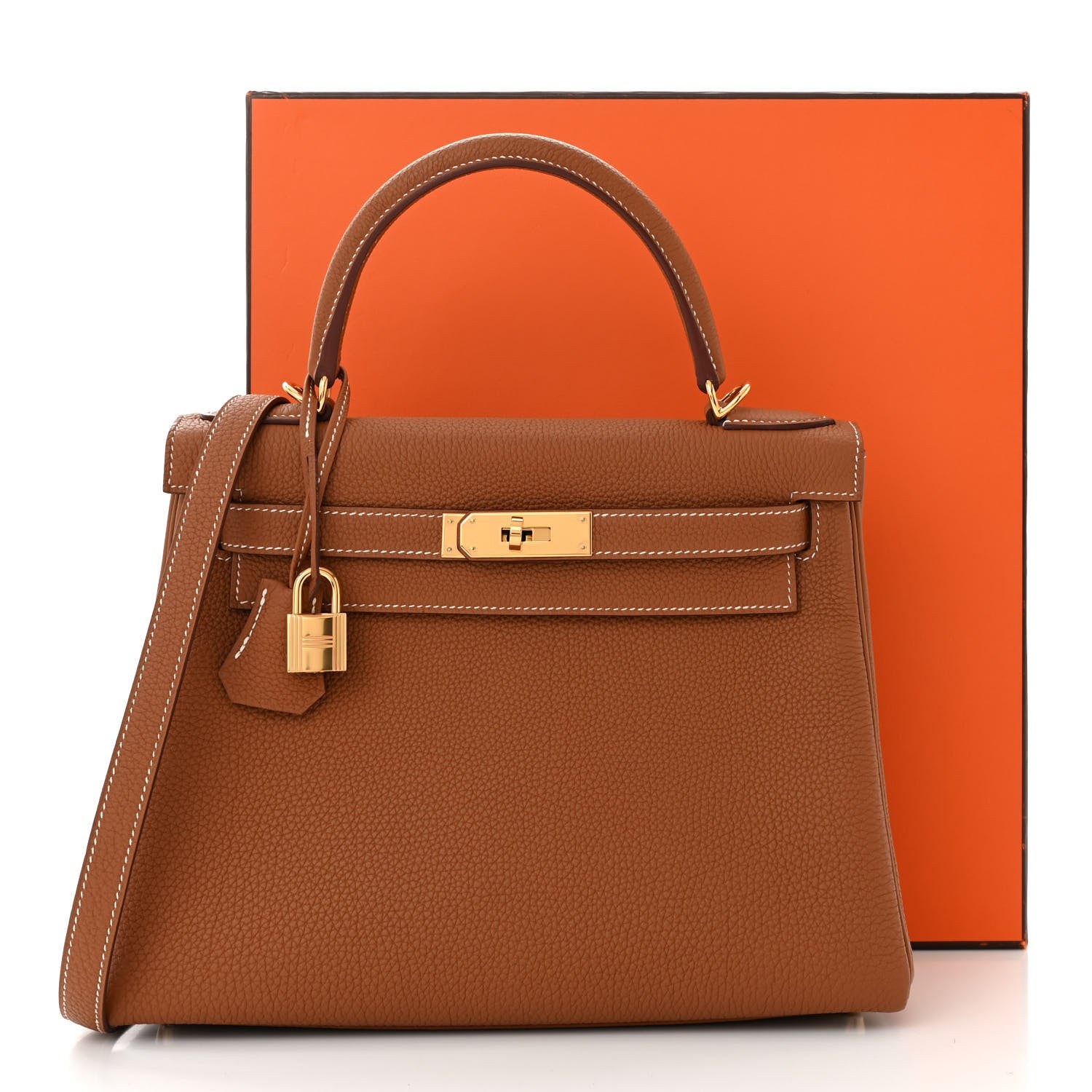Hermes Togo Kelly Retourne 28 Gold 11 of 11