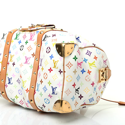 Louis Vuitton Monogram Multicolor Keepall 45 White 7 of 7