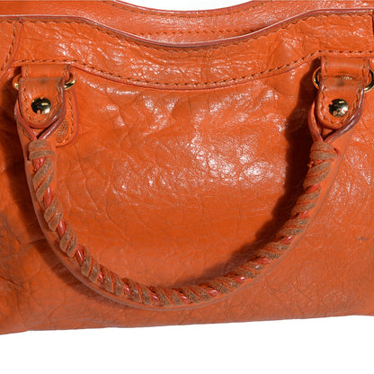 Balenciaga Agneau Giant 12 Gold Hardware Mini City Tangerine 11 of 15