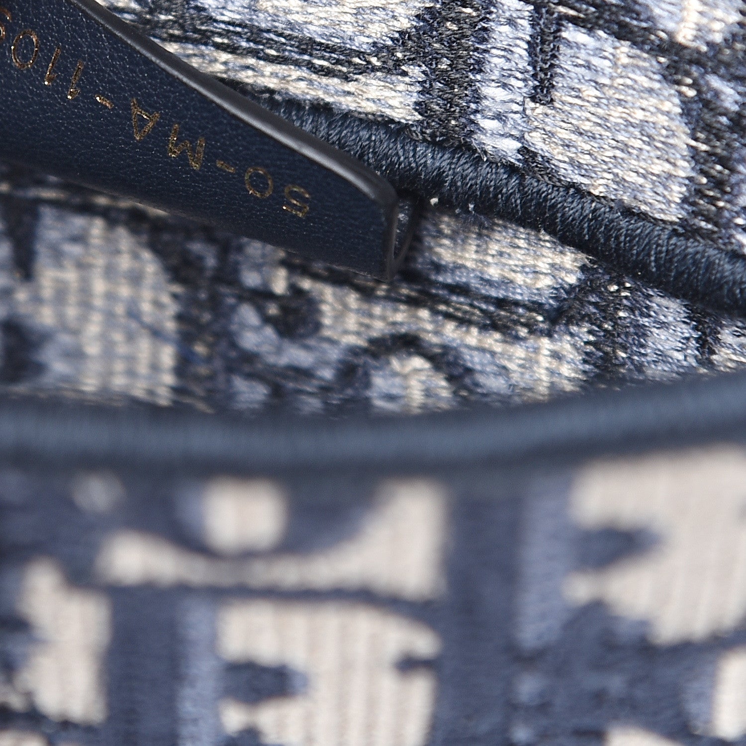 Christian Dior Oblique Saddle Pouch Blue 7 of 11