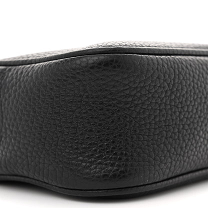 Gucci Pebbled Calfskin Mini Soho Disco Bag Black 9 of 10