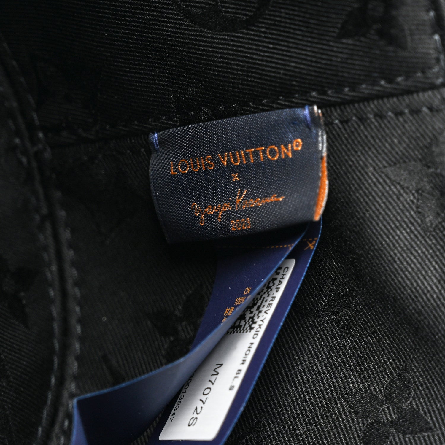 Louis Vuitton LV x YK Monogram Dots Reversible Bucket Hat S Black White 14 of 14