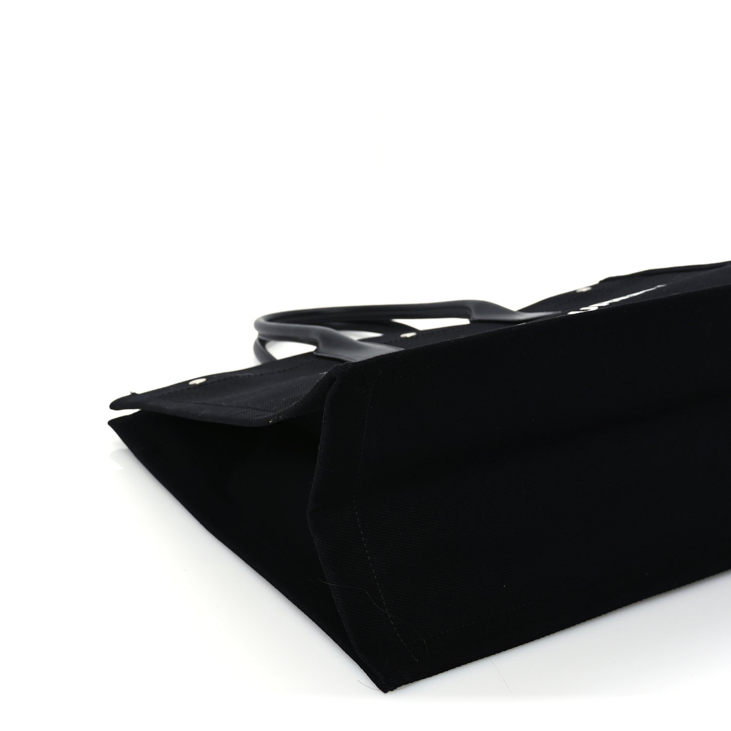 Saint Laurent Linen Calfskin Rive Gauche Tote 7 of 8