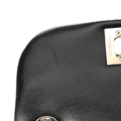 Chanel Lambskin Quilted Small Duma Drawstring Backpack Black 13 of 13