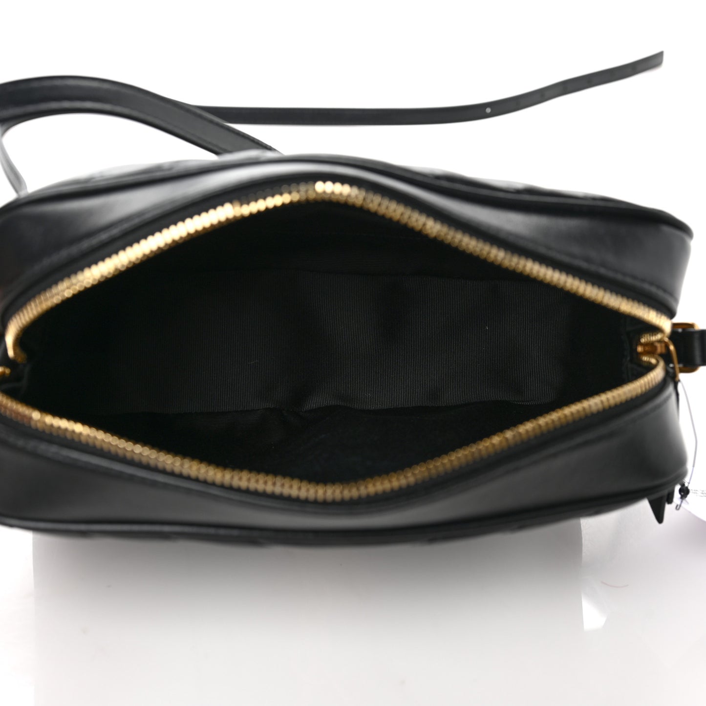 Calfskin Matelasse Monogram Lou Camera Bag Black