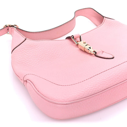 Gucci Soft Grained Calfskin Small Jackie O Hobo Pink 7 of 7